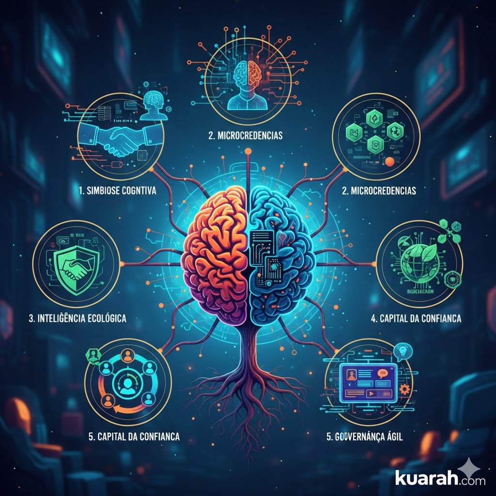 Infográfico: Os 6 Pilares da Universidade do Futuro