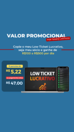 Low Ticket Lucrativo - Seja sócio - Imagem 3